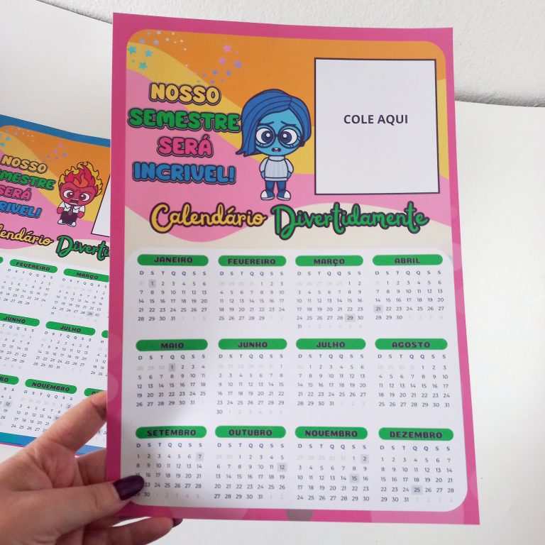 CALENDÁRIO DIVERTIDAMENTE