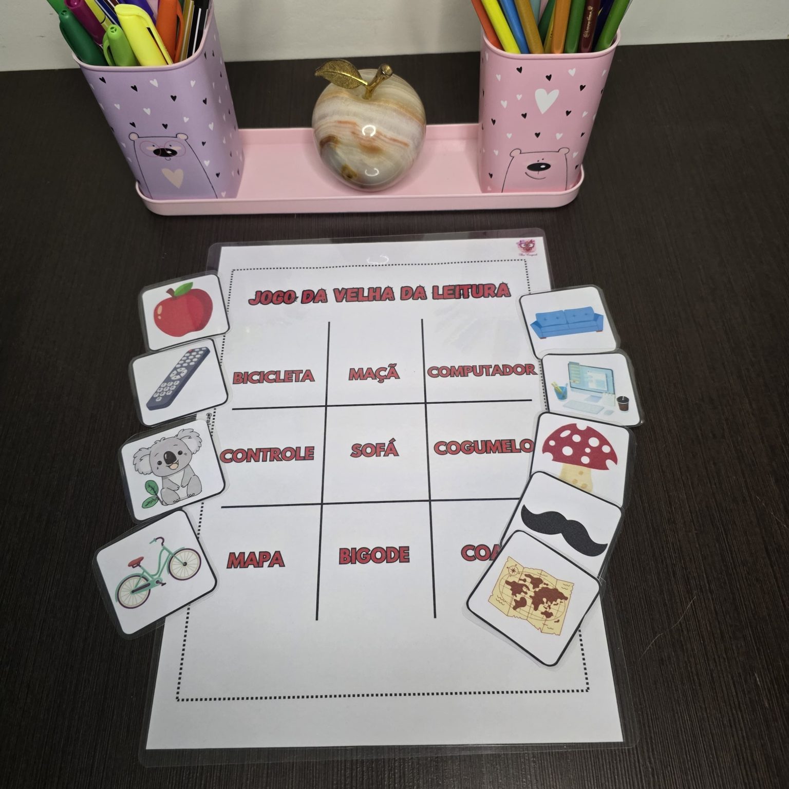 JOGO DA VELHA DA LEITURA Rai Corujinha Recursos