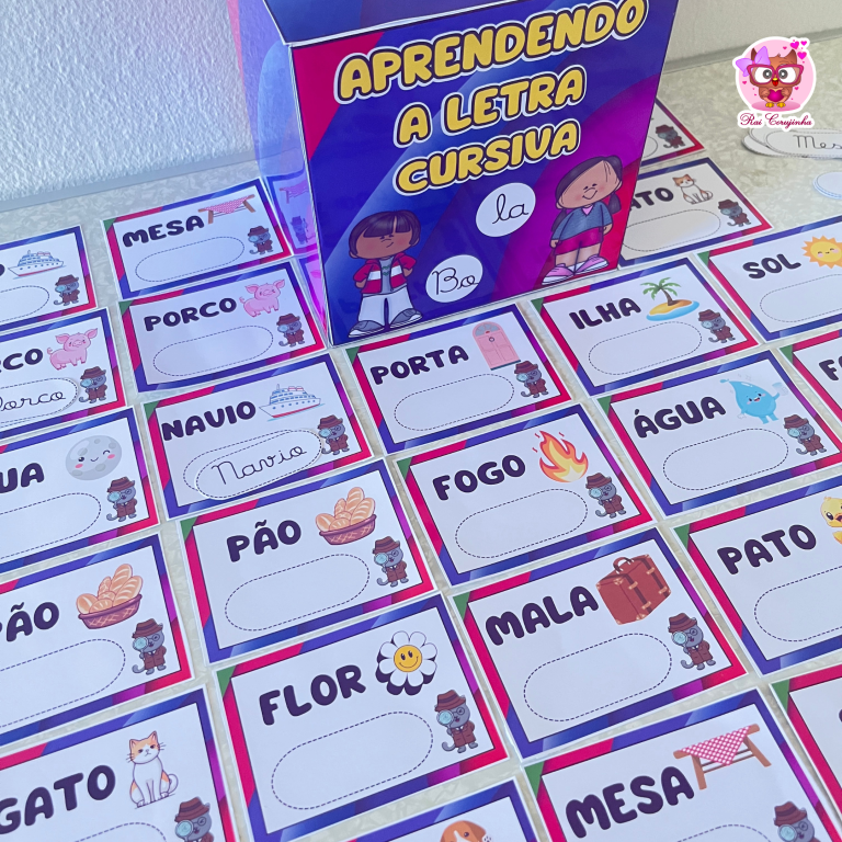 Aprendendo Letra Cursiva