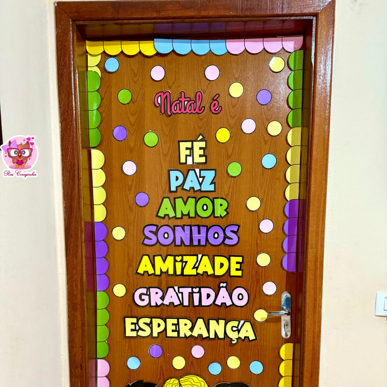 Decoração de Porta de Natal