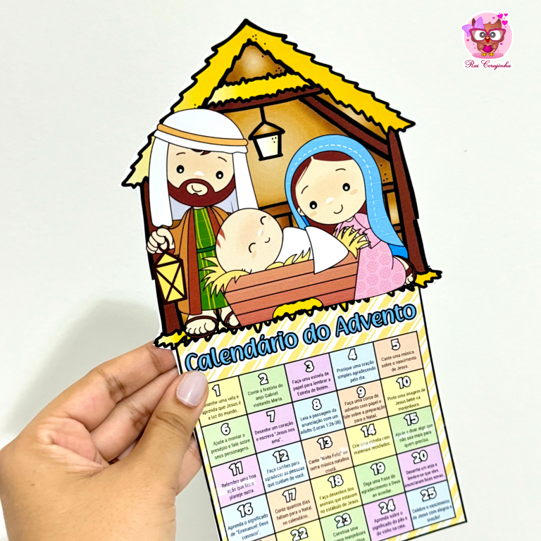 Calendário do Advento Presépio