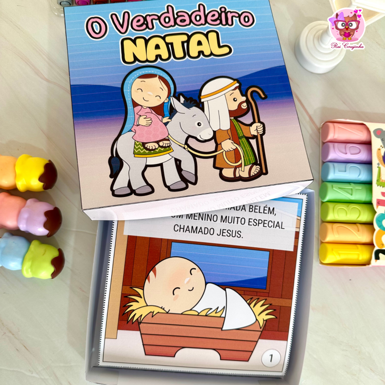 História na Caixa o Verdadeiro Natal