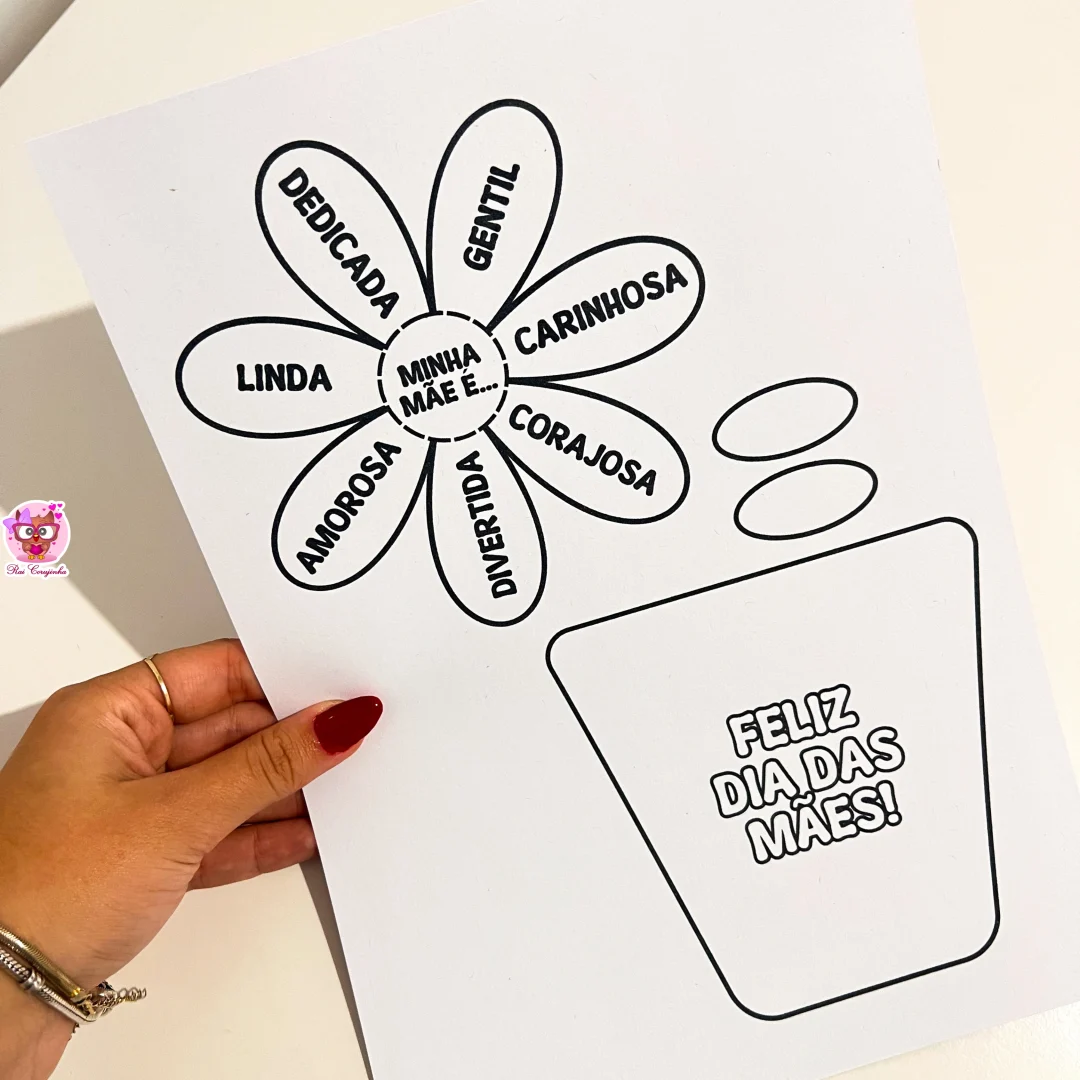 LEMBRANCINHA VASO FLORIDO PARA MAMÃE
