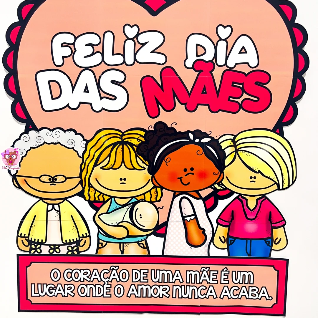 PAINEL + LEMBRANCINHAS DIA DAS MÃES