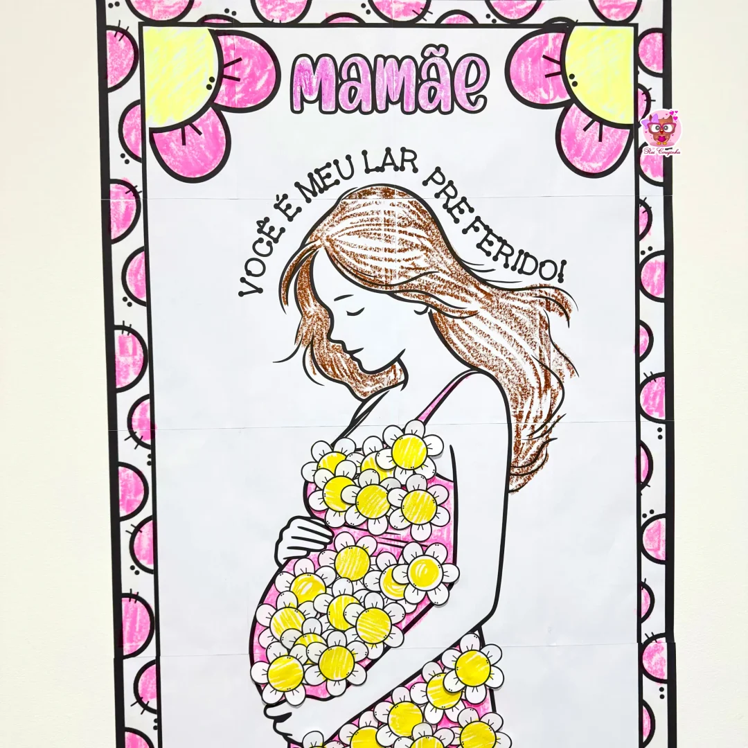 CARTAZ COLABORATIVO DIA DAS MÃES