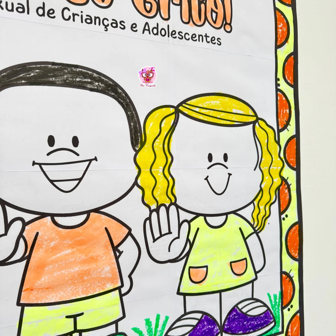 CARTAZ MAIO LARANJA