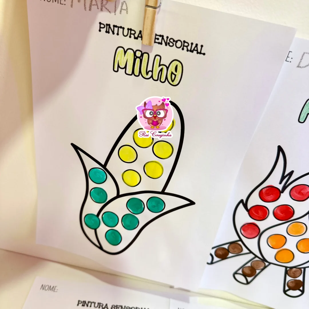 PINTURA SENSORIAL FESTA JUNINA