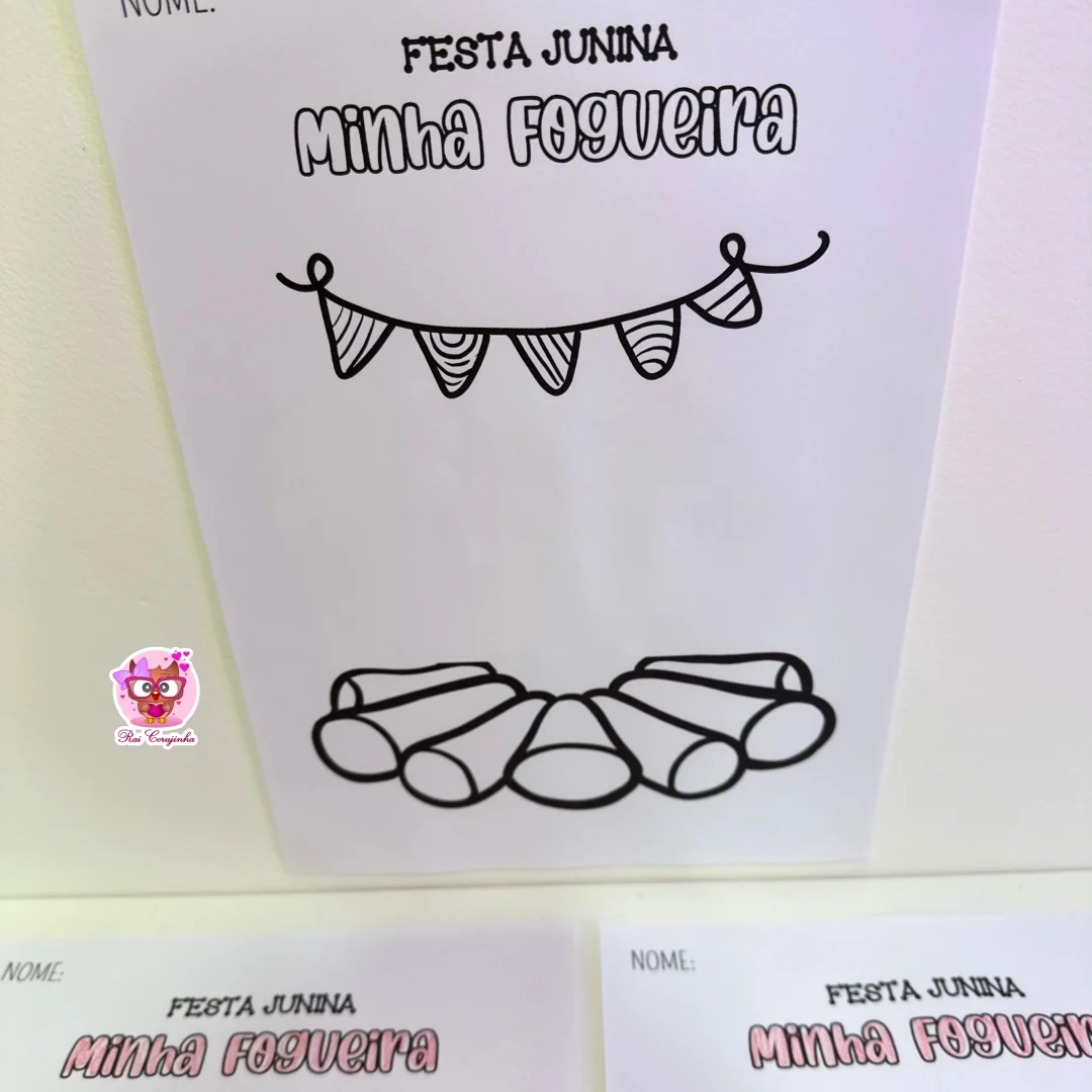 ATIVIDADE FOGUEIRA FESTA JUNINA