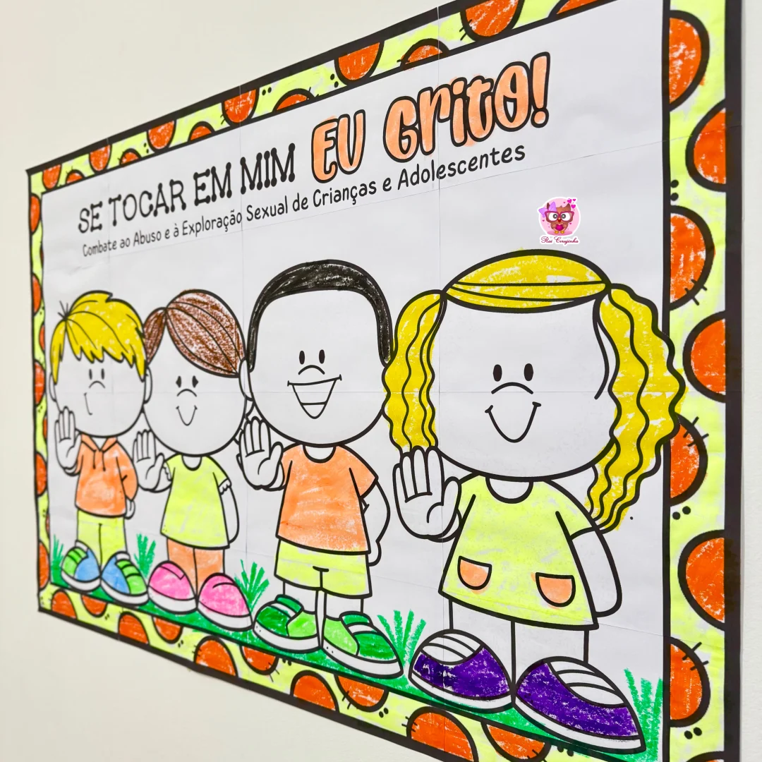 CARTAZ MAIO LARANJA