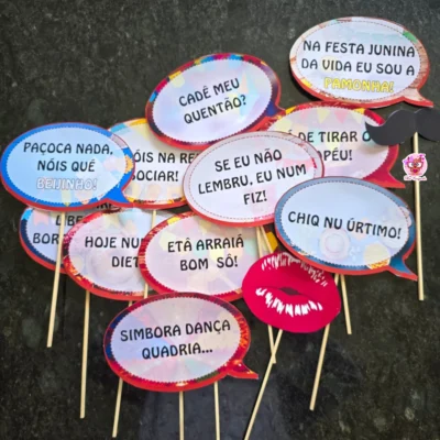 Rai Corujinha Recursos 31 PLAQUINHAS JUNINAS