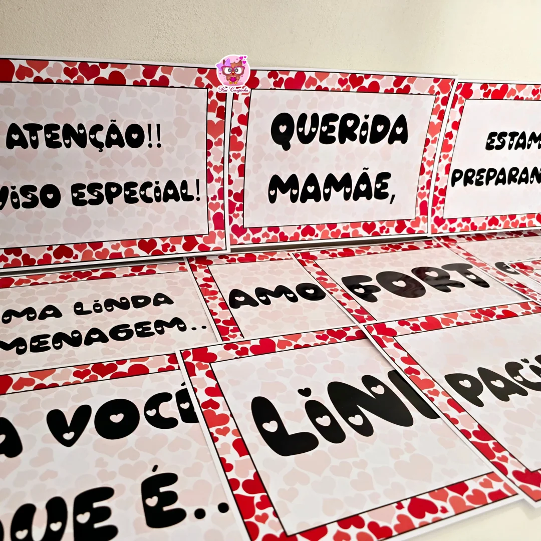 PLAQUINHAS DIA DAS MÃES
