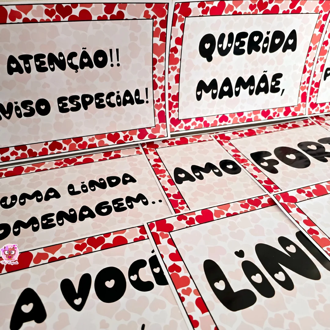 PLAQUINHAS DIA DAS MÃES