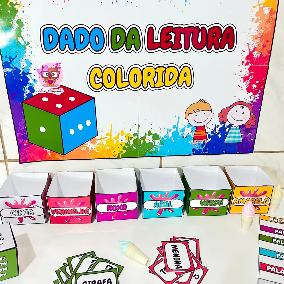 DADO DA LEITURA COLORIDA
