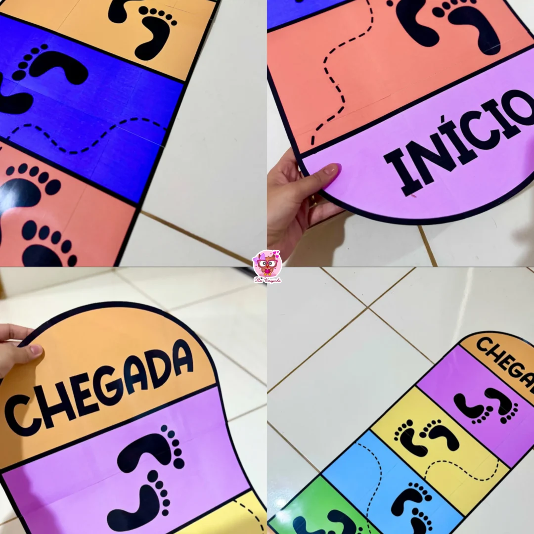 TAPETE JOGO DAS PEGADAS