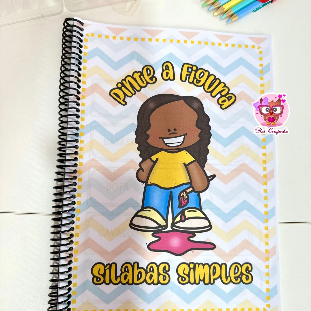 APOSTILA PINTE A FIGURA - SÍLABAS SIMPLES