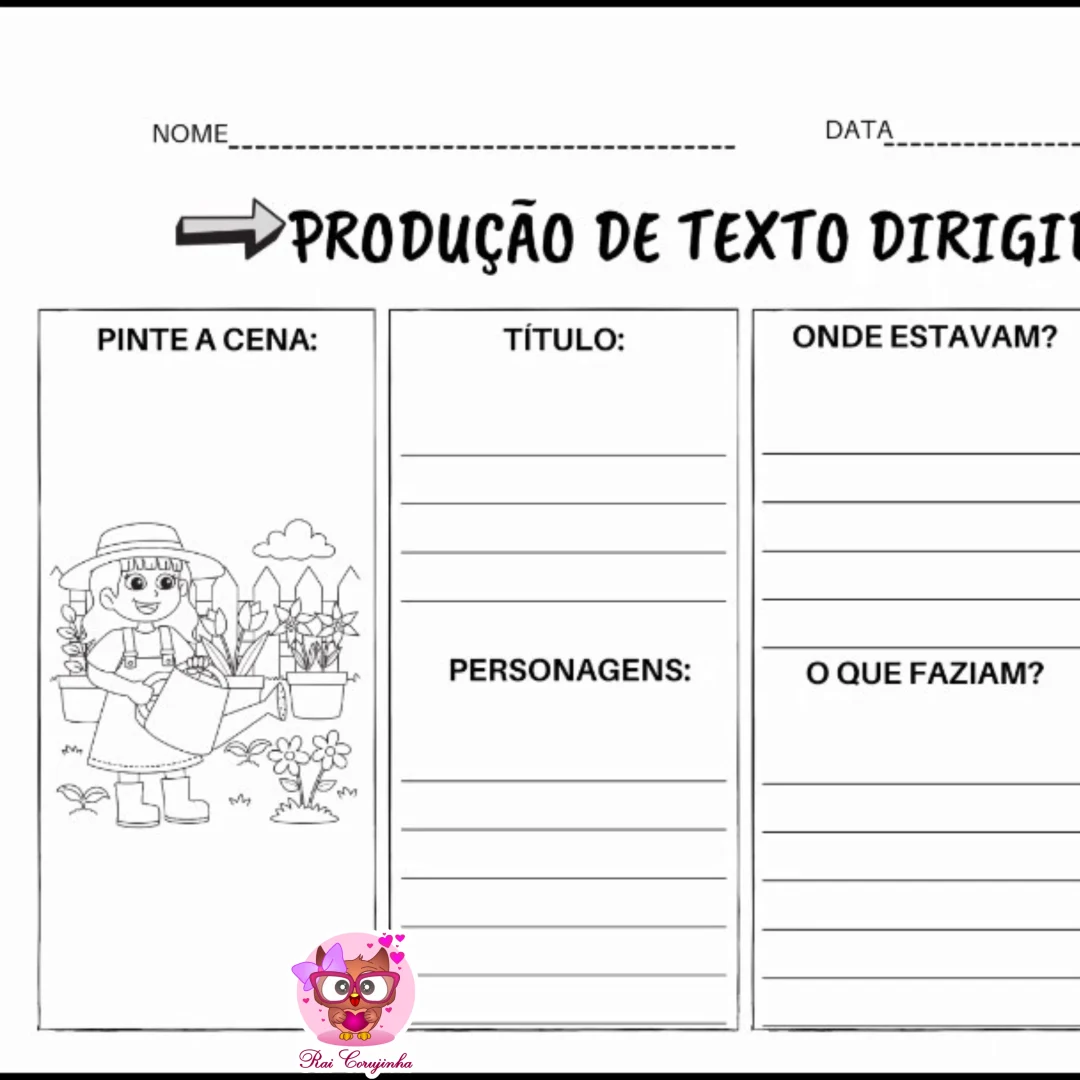 PRODUÇÃO DE TEXTO DIRIGIDA