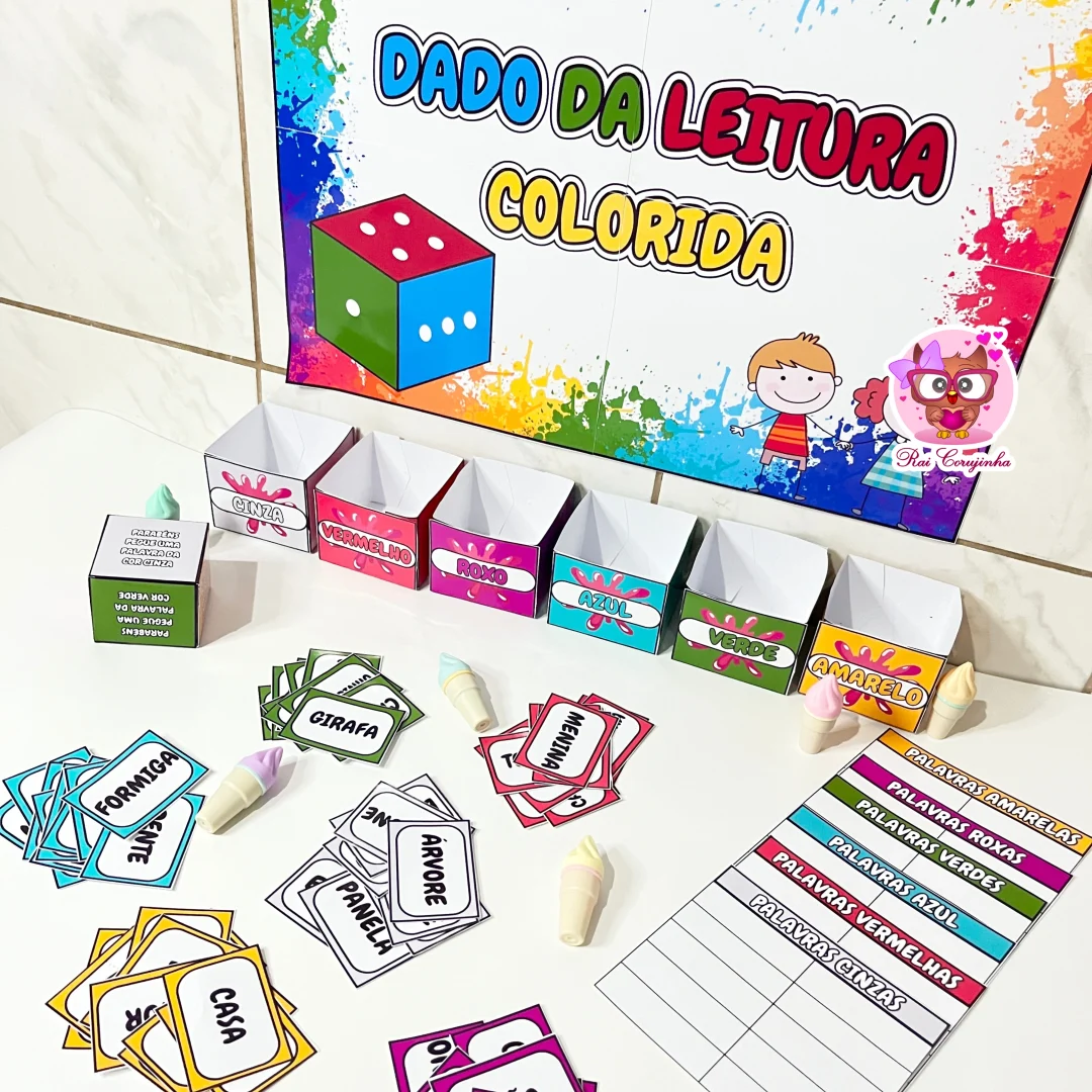 DADO DA LEITURA COLORIDA
