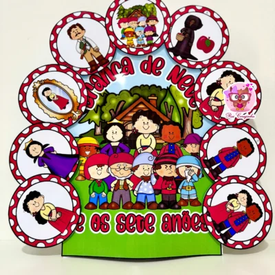 LUVA HISTÓRIA BRANCA DE NEVE