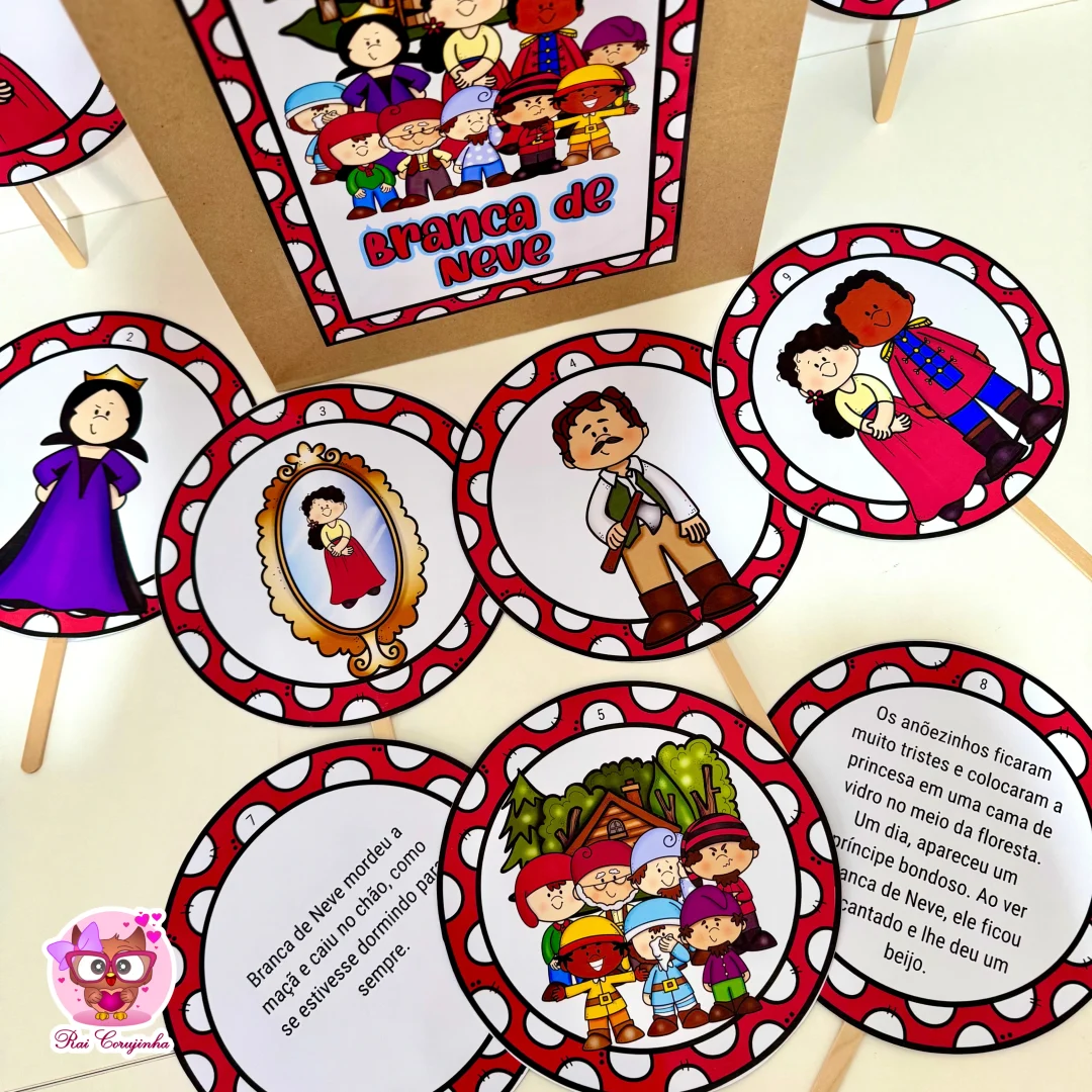 BRANCA DE NEVE NA SACOLA