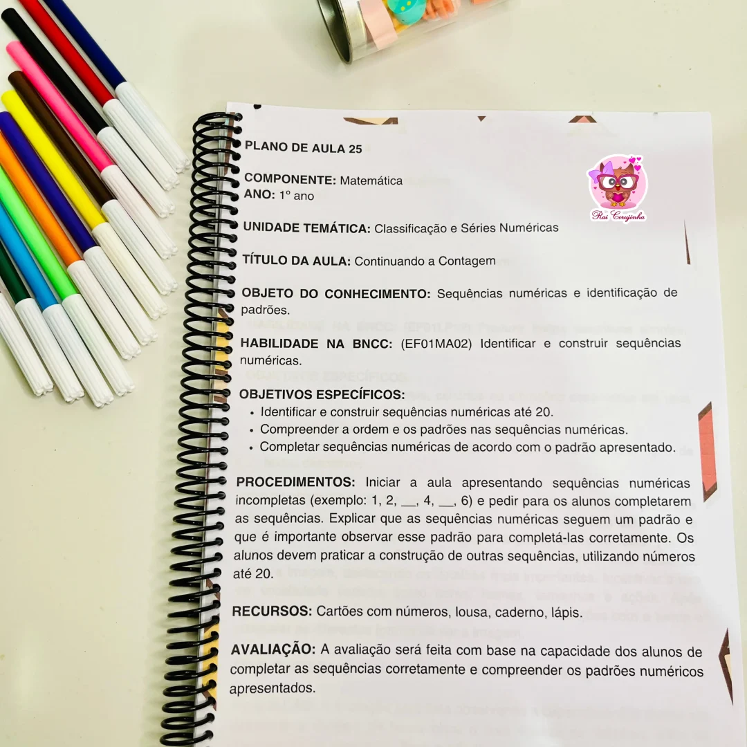 PLANOS DE AULA 1 ANO DO FUNDAMENTAL