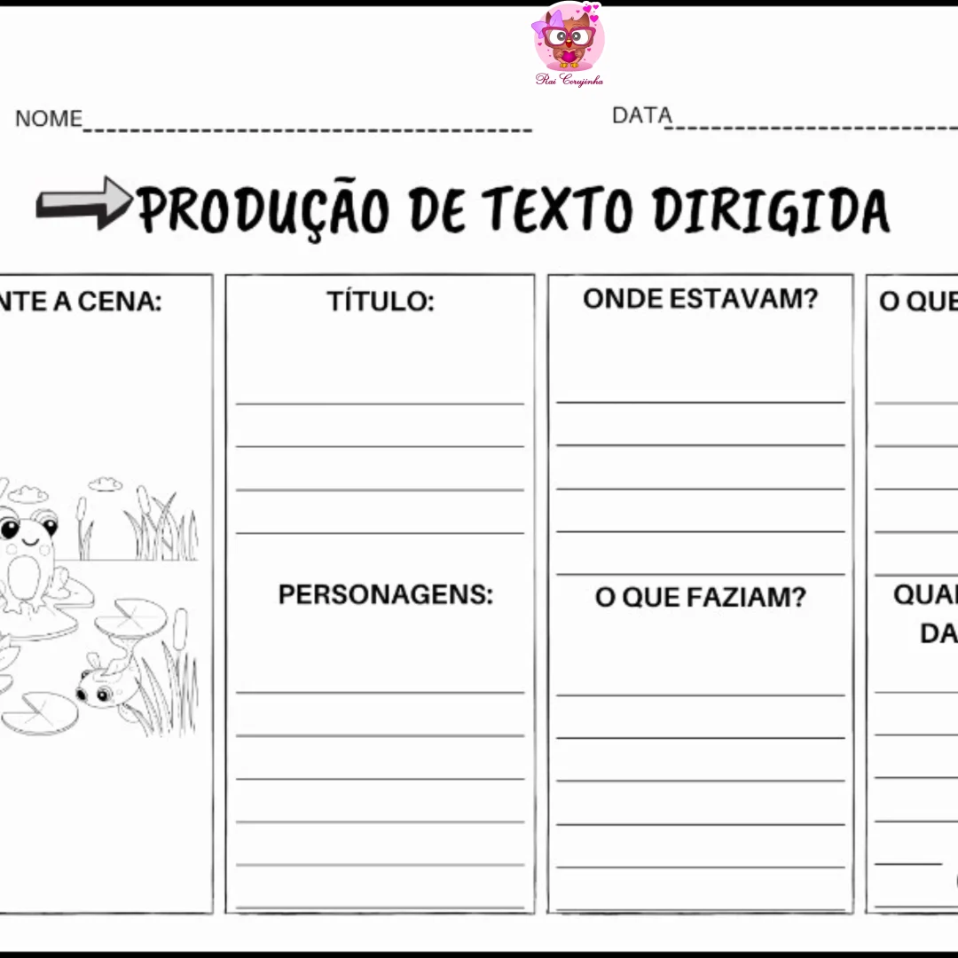 PRODUÇÃO DE TEXTO DIRIGIDA