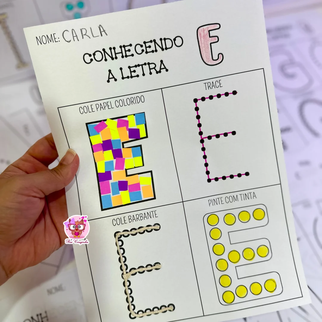 APOSTILA CONHECENDO A LETRA