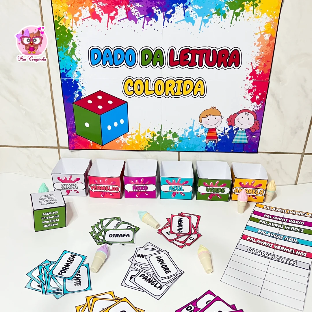 DADO DA LEITURA COLORIDA