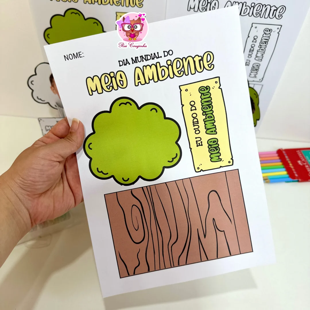 ÁRVORE 3D MEIO AMBIENTE