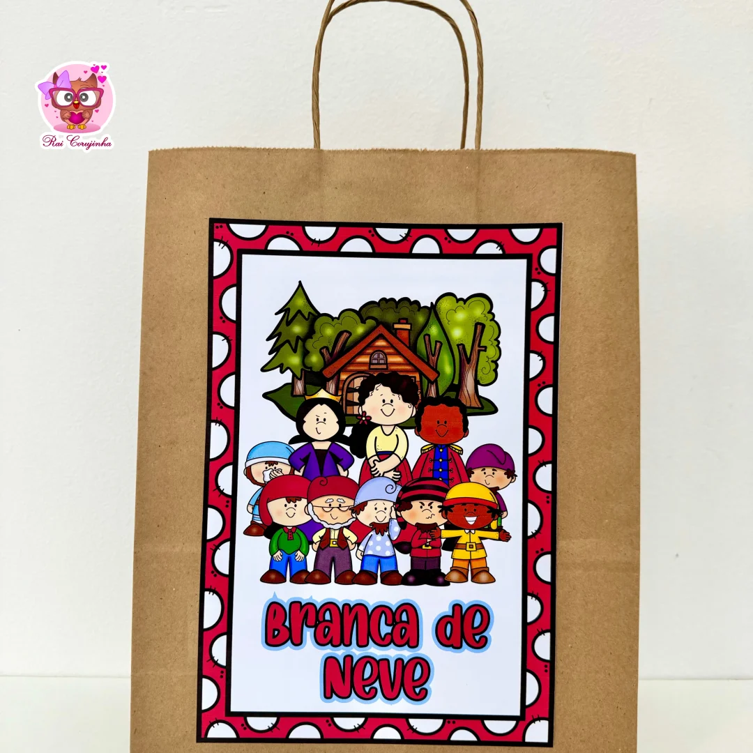 BRANCA DE NEVE NA SACOLA