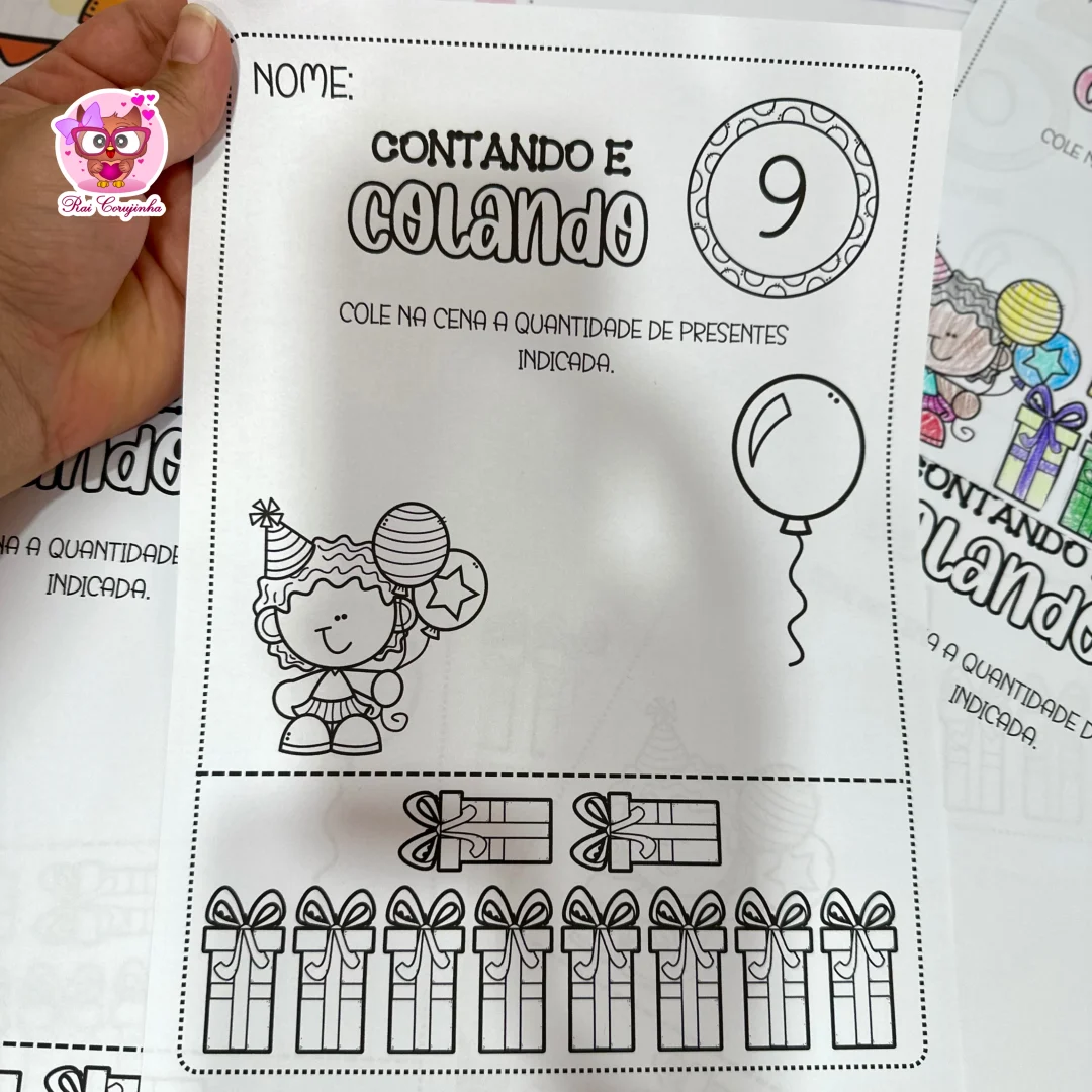 APOSTILA CONTANDO E COLANDO - PRESENTES