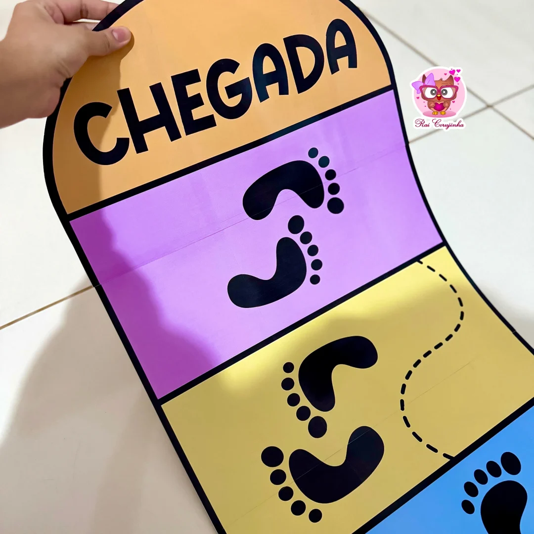 TAPETE JOGO DAS PEGADAS
