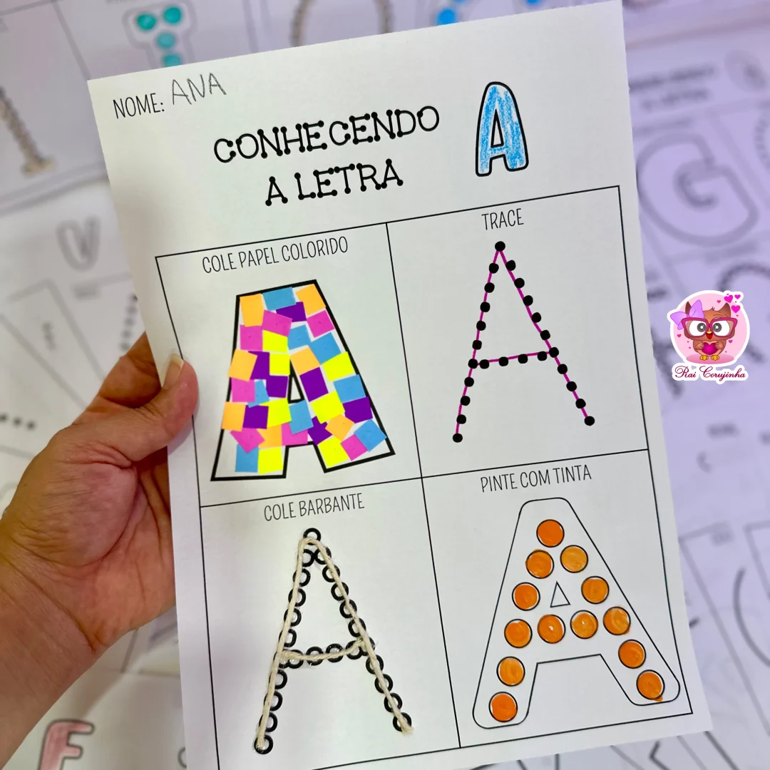 APOSTILA CONHECENDO A LETRA