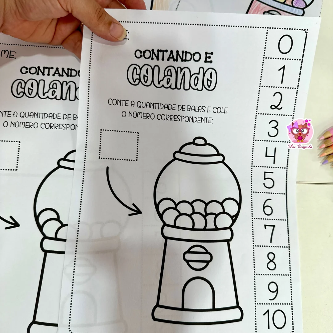APOSTILA CONTANDO E COLANDO - BALAS