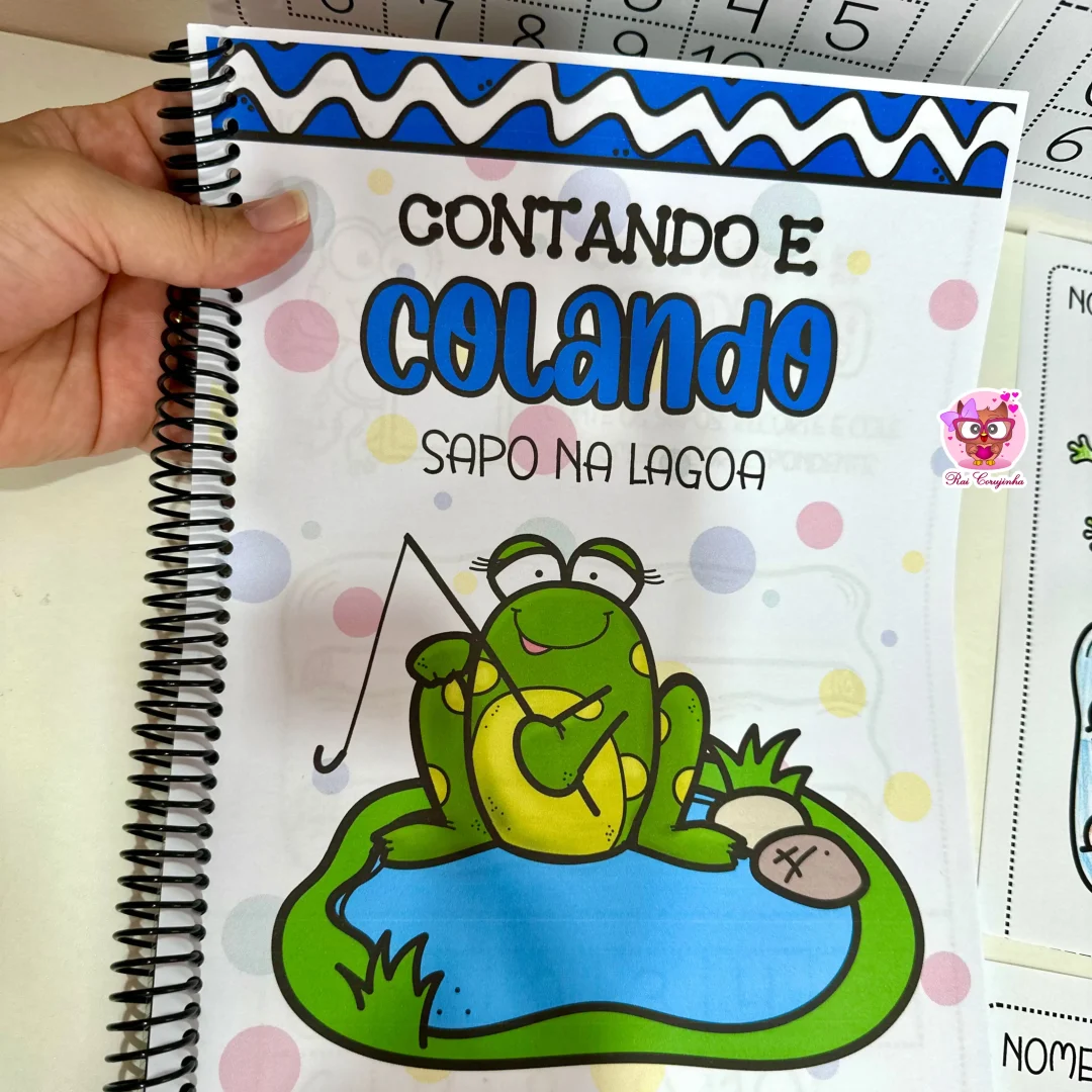 APOSTILA CONTANDO E COLANDO - SAPO NA LAGOA
