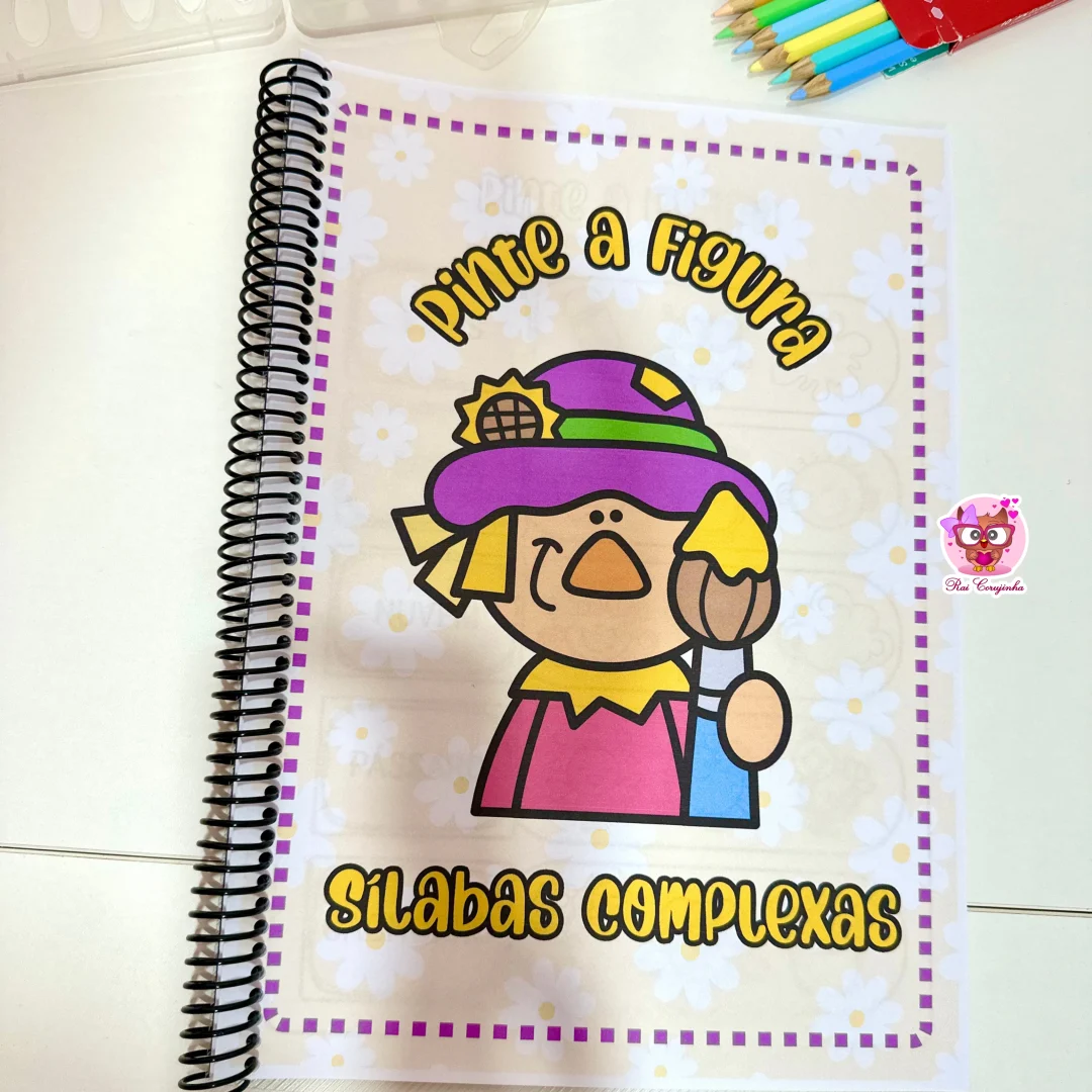 APOSTILA PINTE A FIGURA - SÍLABAS COMPLEXAS