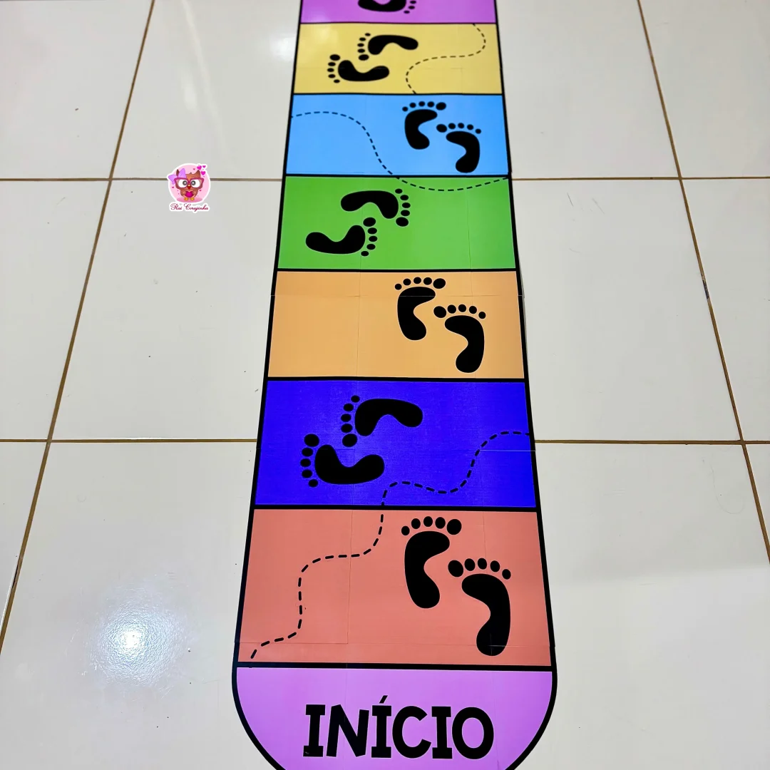 TAPETE JOGO DAS PEGADAS