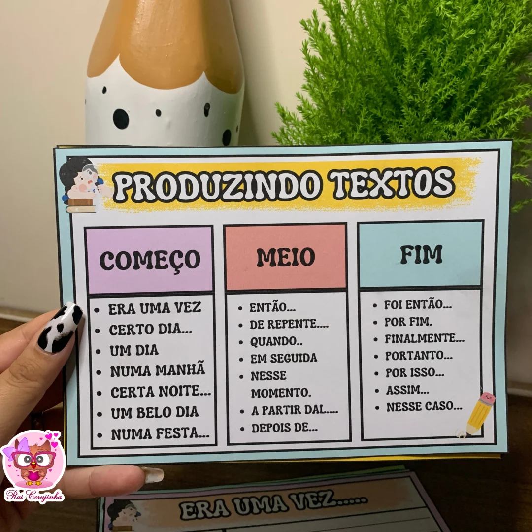 FICHAS DE PRODUÇÃO DE TEXTO