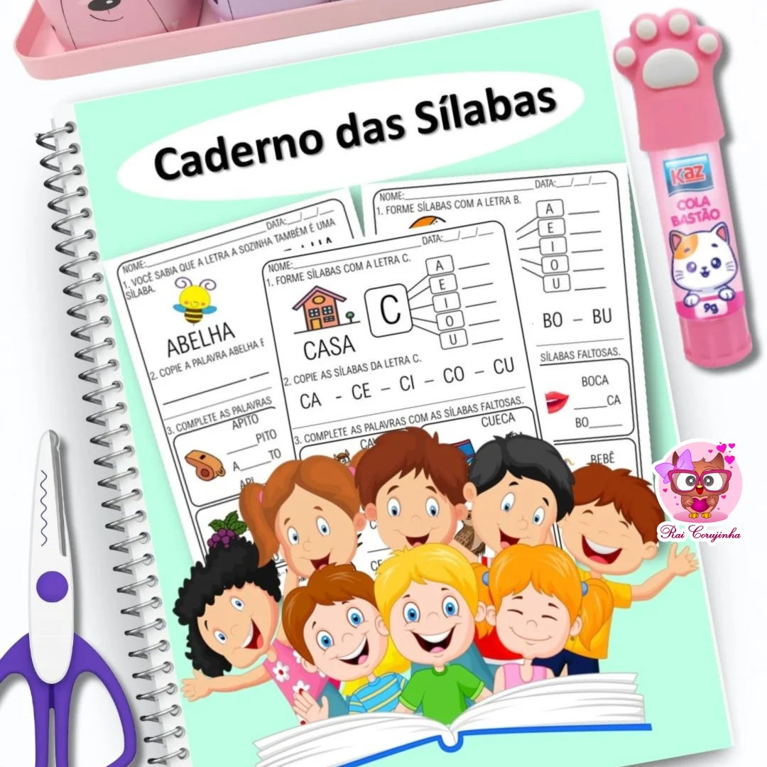 CADERNO DAS SÍLABAS