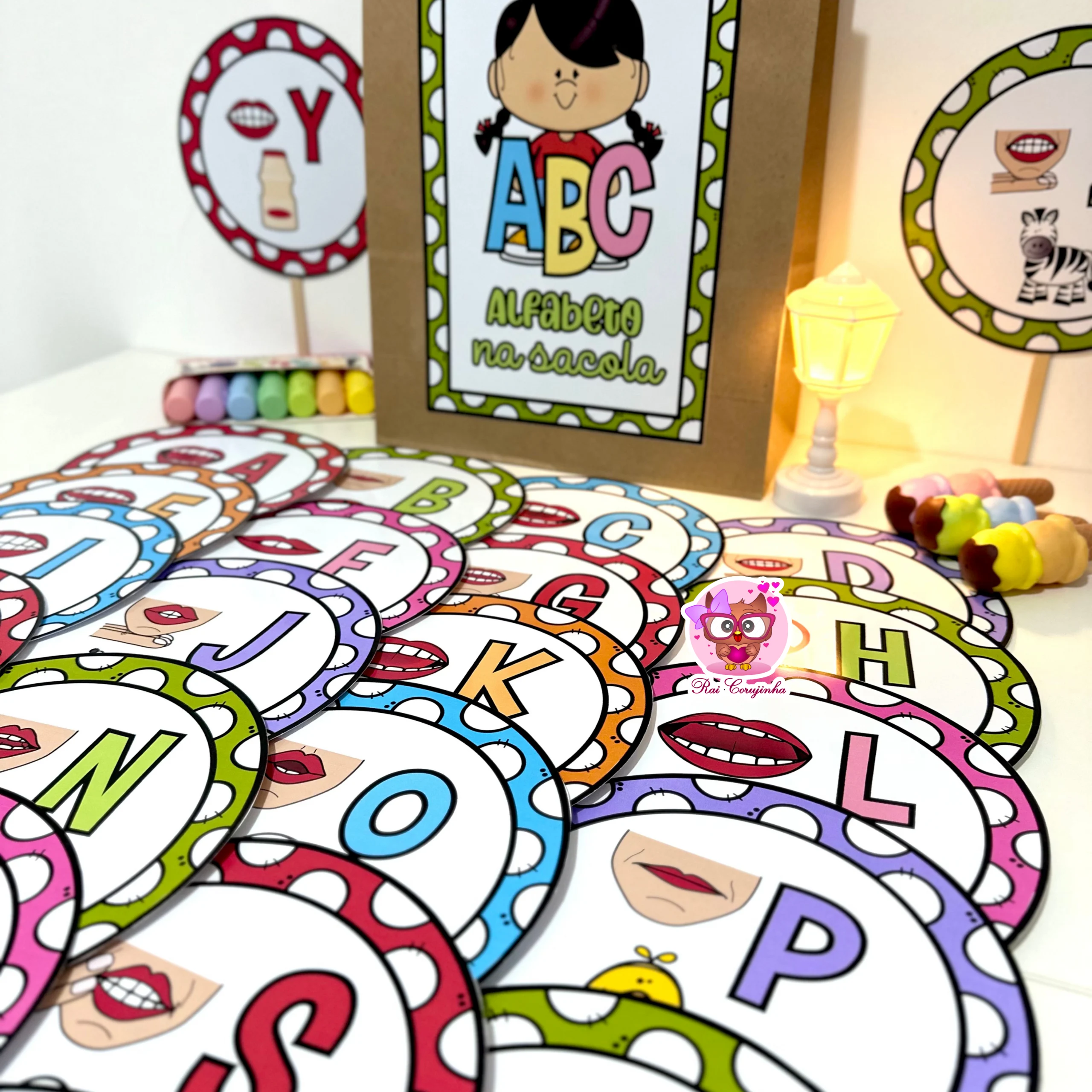 SACOLA DO ALFABETO 6 SACOLA DO ALFABETO
