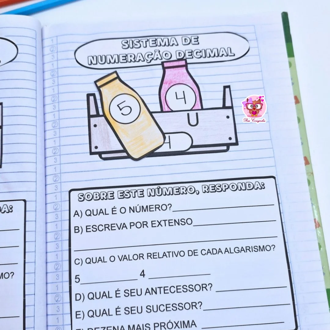 CAIXINHA SISTEMA DE NUMERAÇÃO DECIMAL