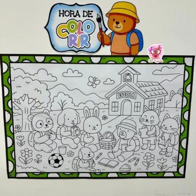 Rai Corujinha Recursos 21 PAINEL COLETIVO VOLTA ÀS AULAS