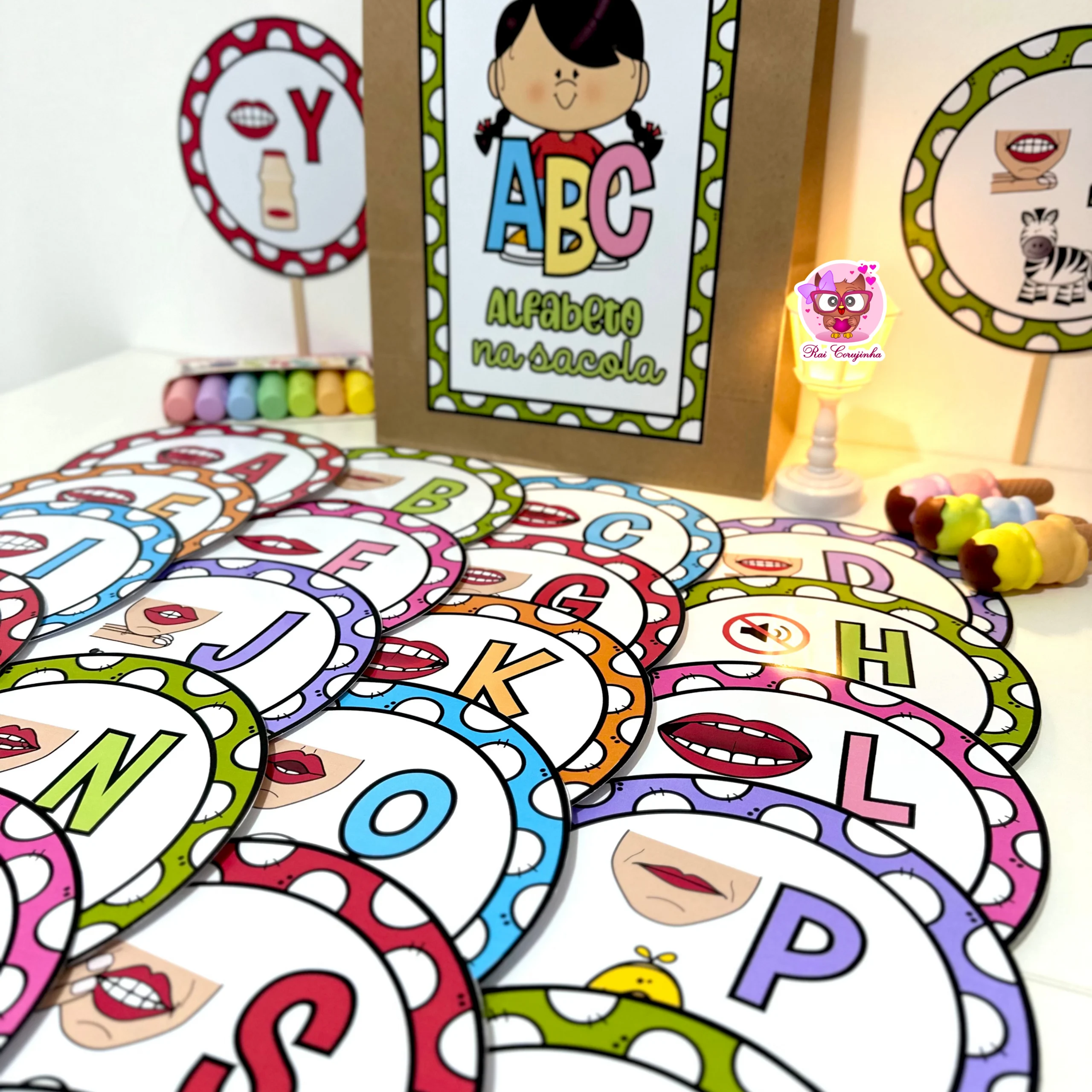 SACOLA DO ALFABETO 1 SACOLA DO ALFABETO