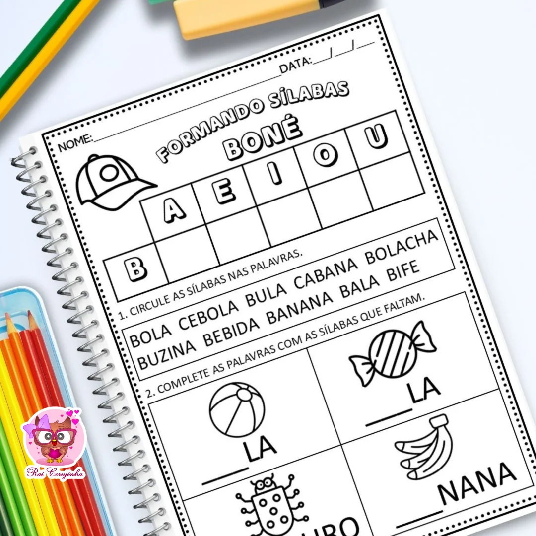 ESTUDANDO AS SÍLABAS SIMPLES