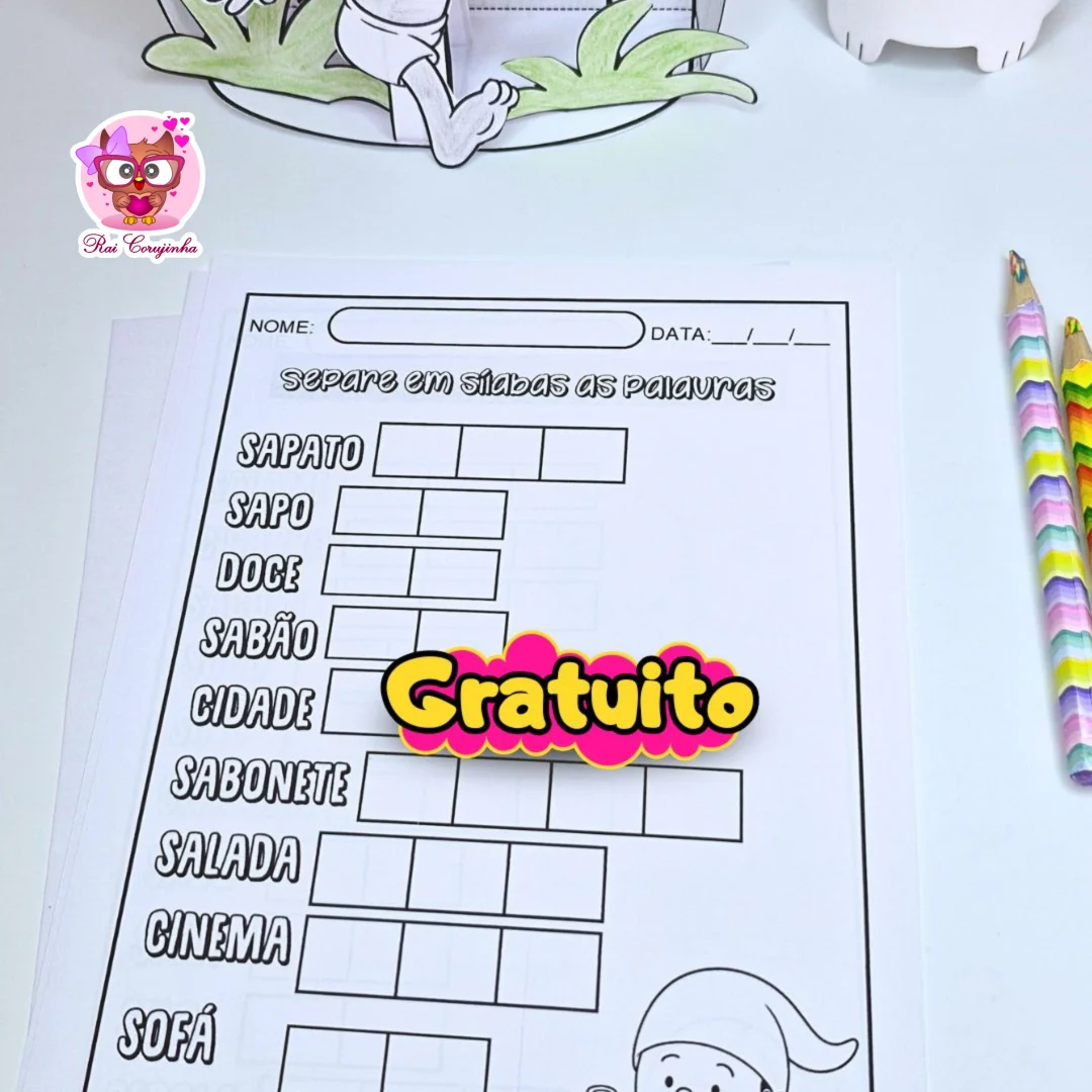 CADERNINHO DE ATIVIDADES SACI