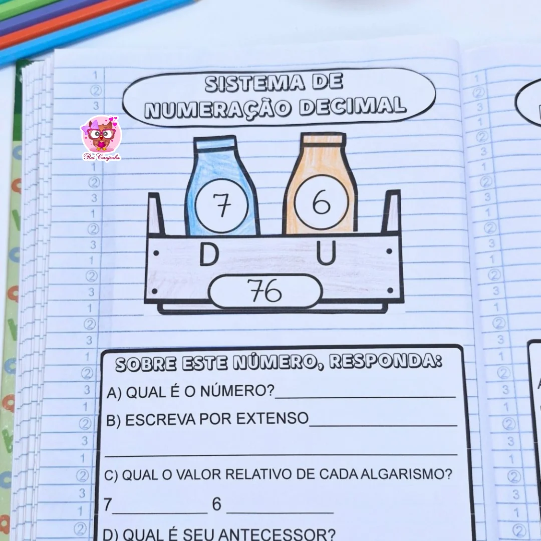 CAIXINHA SISTEMA DE NUMERAÇÃO DECIMAL