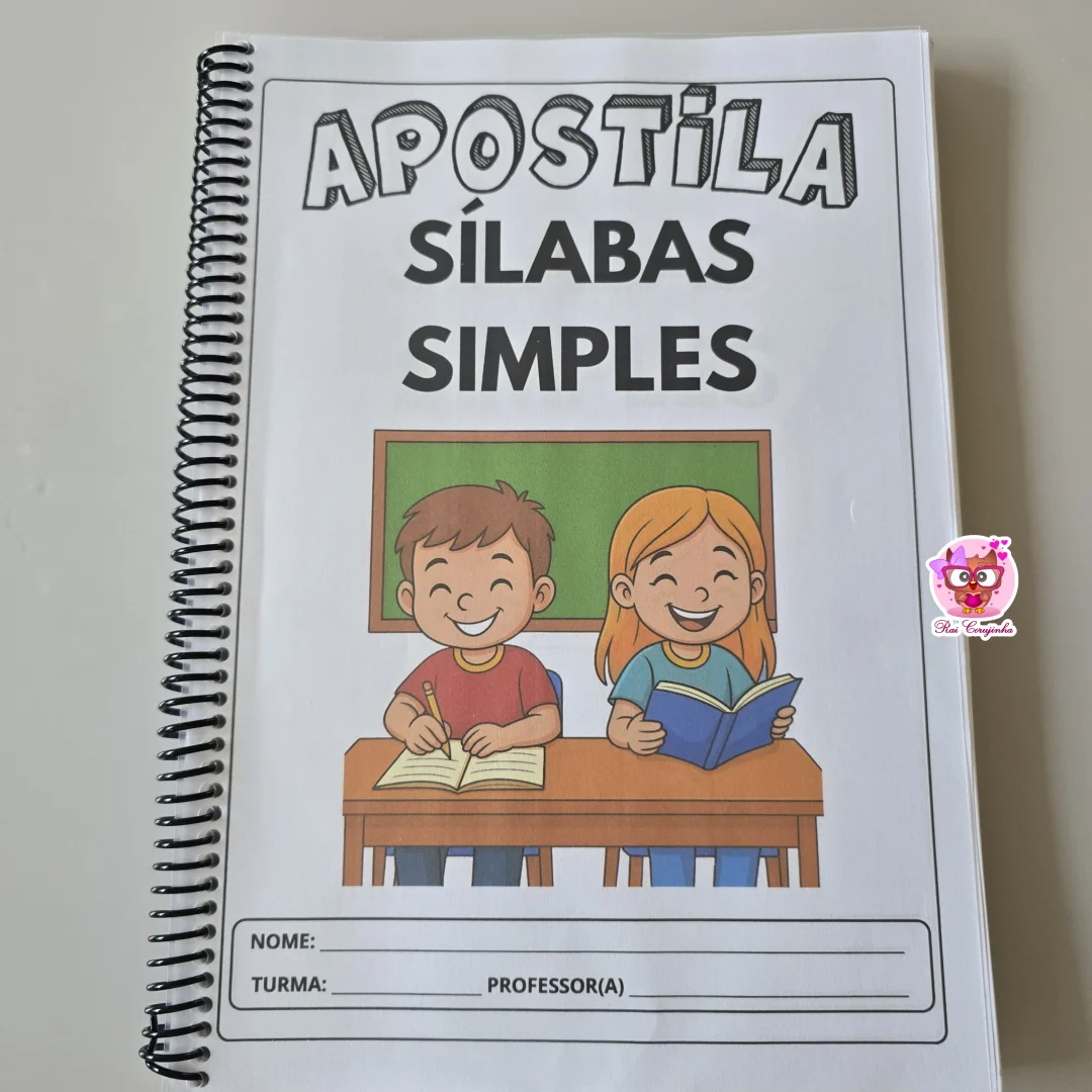 APOSTILA DAS SÍLABAS SIMPLES