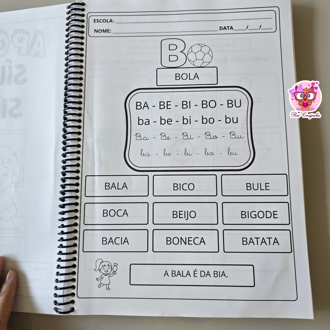 APOSTILA DAS SÍLABAS SIMPLES