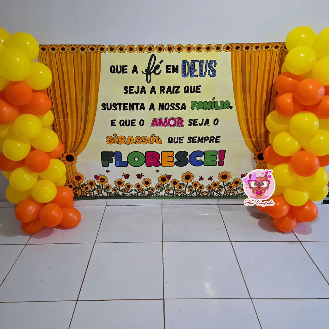 PAINEL DIA DA FAMÍLIA - GIRASSOL
