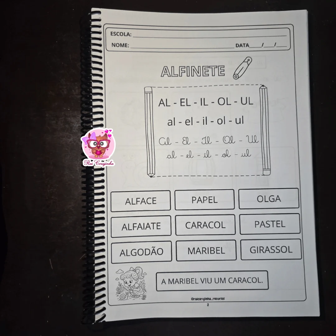 APOSTILA SÍLABAS COMPLEXAS