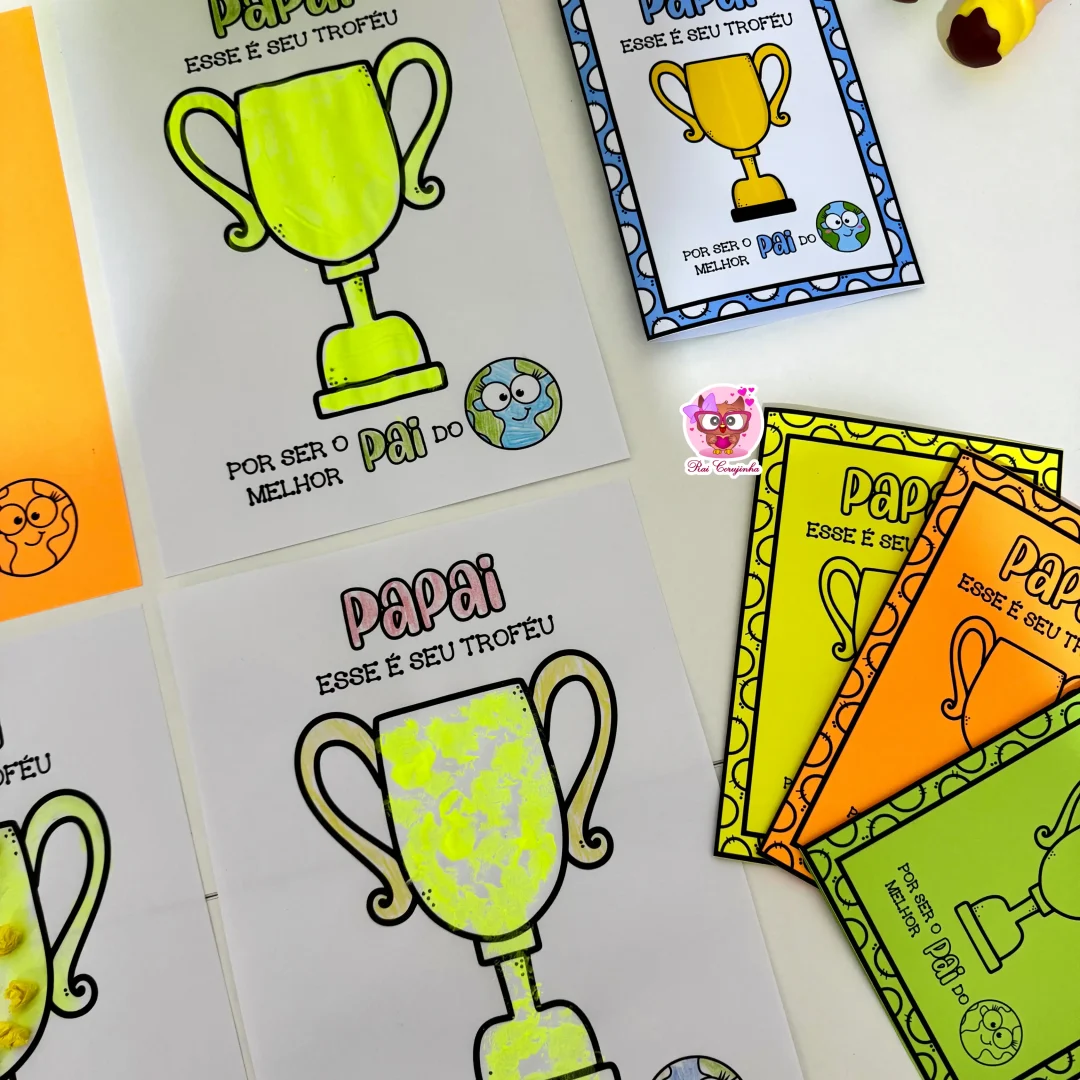 KIT DIA DOS PAIS TROFÉU